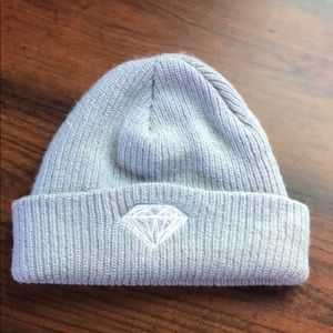 Diamond Supply Grey Beanie